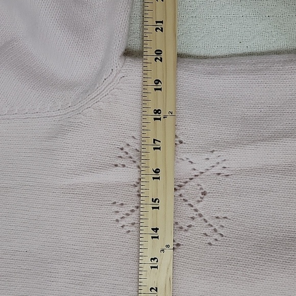 Jillian Jones, Elegant Pink Women's Sweater 70% Wool, 20% Angora, Size M - Picture 5 of 7